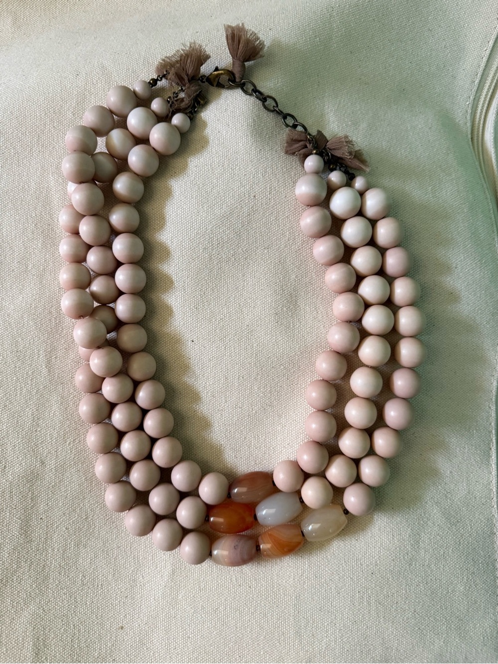 Anthropologie Chunky Beaded Statement Necklace